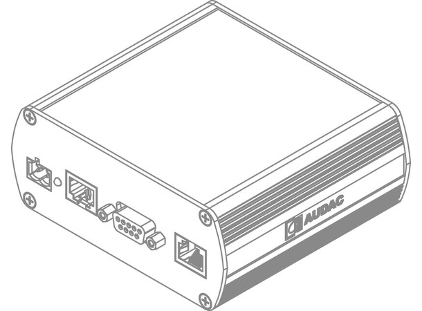 Audac APC100, Konfigurasjon og kontroll Universal kontrollenhet for audac 